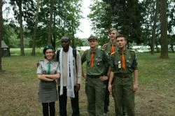 Pielgrzymi ŚDM z Gabonu w Nowym Mieście Lubawskim