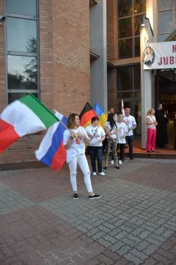 Przywitanie pielgrzymów ŚDM z Włoch