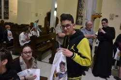 Przywitanie pielgrzymów ŚDM z Włoch