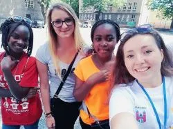 Pielgrzymi z Gabonu i Zambii w Chełmży