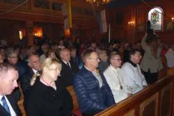 Wprowadzenie relikwii św. Jana Pawła II w Szembruku