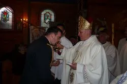 Wprowadzenie relikwii św. Jana Pawła II w Szembruku