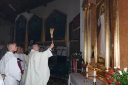 Relikwie św. Faustyny w kościele na Mniszku