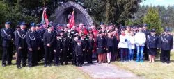 Wprowadzenie relikwii św. Floriana w Górnych Wymiarach