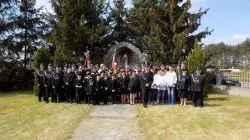 Wprowadzenie relikwii św. Floriana w Górnych Wymiarach