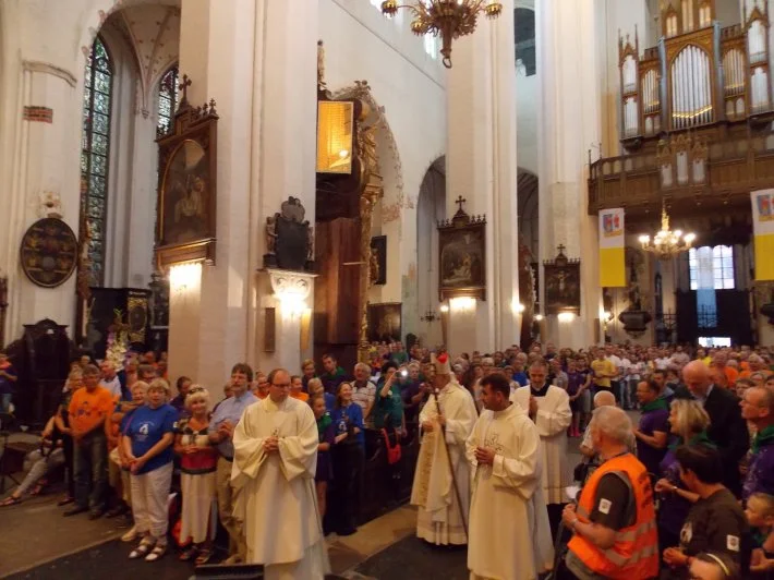 Wyjście pieszej pielgrzymki diecezji toruńskiej na Jasną Górę