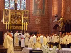Wyjście pieszej pielgrzymki diecezji toruńskiej na Jasną Górę