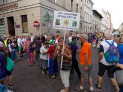 Wyjście pieszej pielgrzymki diecezji toruńskiej na Jasną Górę