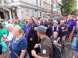 Wyjście pieszej pielgrzymki diecezji toruńskiej na Jasną Górę