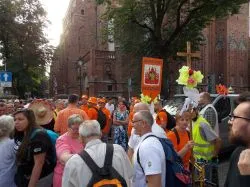 Wyjście pieszej pielgrzymki diecezji toruńskiej na Jasną Górę