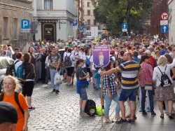 Wyjście pieszej pielgrzymki diecezji toruńskiej na Jasną Górę