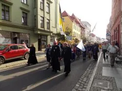 Wyjście pieszej pielgrzymki diecezji toruńskiej na Jasną Górę