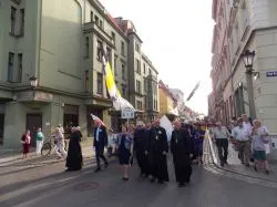 Wyjście pieszej pielgrzymki diecezji toruńskiej na Jasną Górę