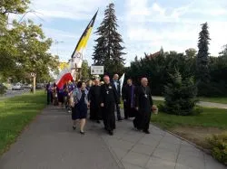Wyjście pieszej pielgrzymki diecezji toruńskiej na Jasną Górę
