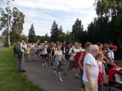 Wyjście pieszej pielgrzymki diecezji toruńskiej na Jasną Górę