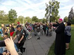 Wyjście pieszej pielgrzymki diecezji toruńskiej na Jasną Górę