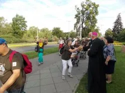 Wyjście pieszej pielgrzymki diecezji toruńskiej na Jasną Górę