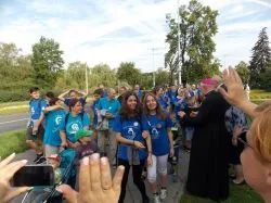 Wyjście pieszej pielgrzymki diecezji toruńskiej na Jasną Górę