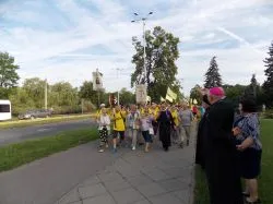 Wyjście pieszej pielgrzymki diecezji toruńskiej na Jasną Górę