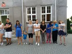 Grupa niebieska w drodze do Matki Bożej