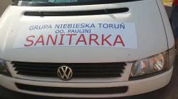 Grupa niebieska w drodze do Matki Bożej