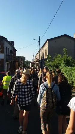Akademicka grupa żółta w drodze na Jasną Górę