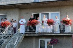 Akademicka grupa żółta w drodze na Jasną Górę