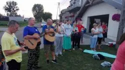Akademicka grupa żółta w drodze na Jasną Górę