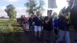 Akademicka grupa żółta w drodze na Jasną Górę