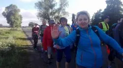 Akademicka grupa żółta w drodze na Jasną Górę