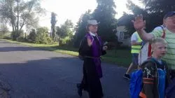 Akademicka grupa żółta w drodze na Jasną Górę