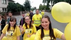 Akademicka grupa żółta w drodze na Jasną Górę