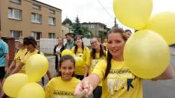 Akademicka grupa żółta w drodze na Jasną Górę