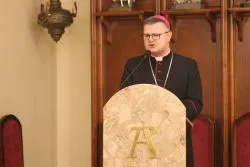 Spotkanie bpa Wiesława Śmigla z klerykami