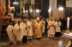 Pasterka z bp. Wiesławem Śmiglem