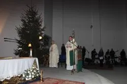Pasterka z bp. Józefem Szamockim