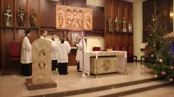 Bp Wiesław Śmigiel z kolędą w seminarium