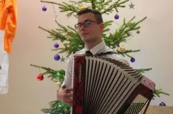 Bp Wiesław Śmigiel z kolędą w seminarium