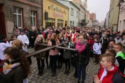 Droga Krzyżowa ulicami Wąbrzeźna