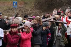 Droga Krzyżowa ulicami Wąbrzeźna