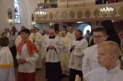 Nadanie im. kard. Stefana Wyszyńskiego Szkole Podstawowej w Sampławie