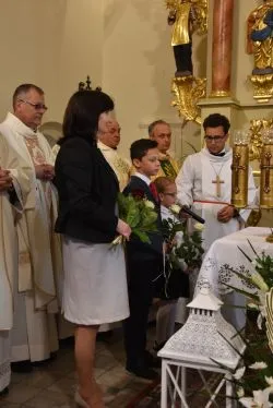 Nadanie im. kard. Stefana Wyszyńskiego Szkole Podstawowej w Sampławie