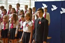 Nadanie im. kard. Stefana Wyszyńskiego Szkole Podstawowej w Sampławie