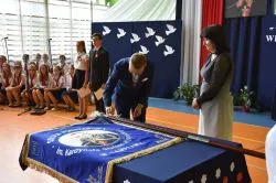Nadanie im. kard. Stefana Wyszyńskiego Szkole Podstawowej w Sampławie