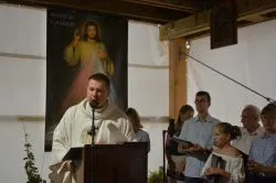 Poświęcenie terenu pod budowę w toruńskiej parafii św. Andrzeja