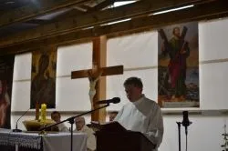 Poświęcenie terenu pod budowę w toruńskiej parafii św. Andrzeja