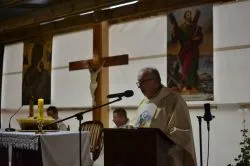 Poświęcenie terenu pod budowę w toruńskiej parafii św. Andrzeja
