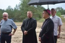 Poświęcenie terenu pod budowę w toruńskiej parafii św. Andrzeja
