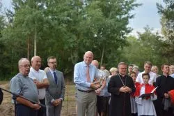 Poświęcenie terenu pod budowę w toruńskiej parafii św. Andrzeja