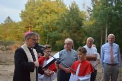 Poświęcenie terenu pod budowę w toruńskiej parafii św. Andrzeja